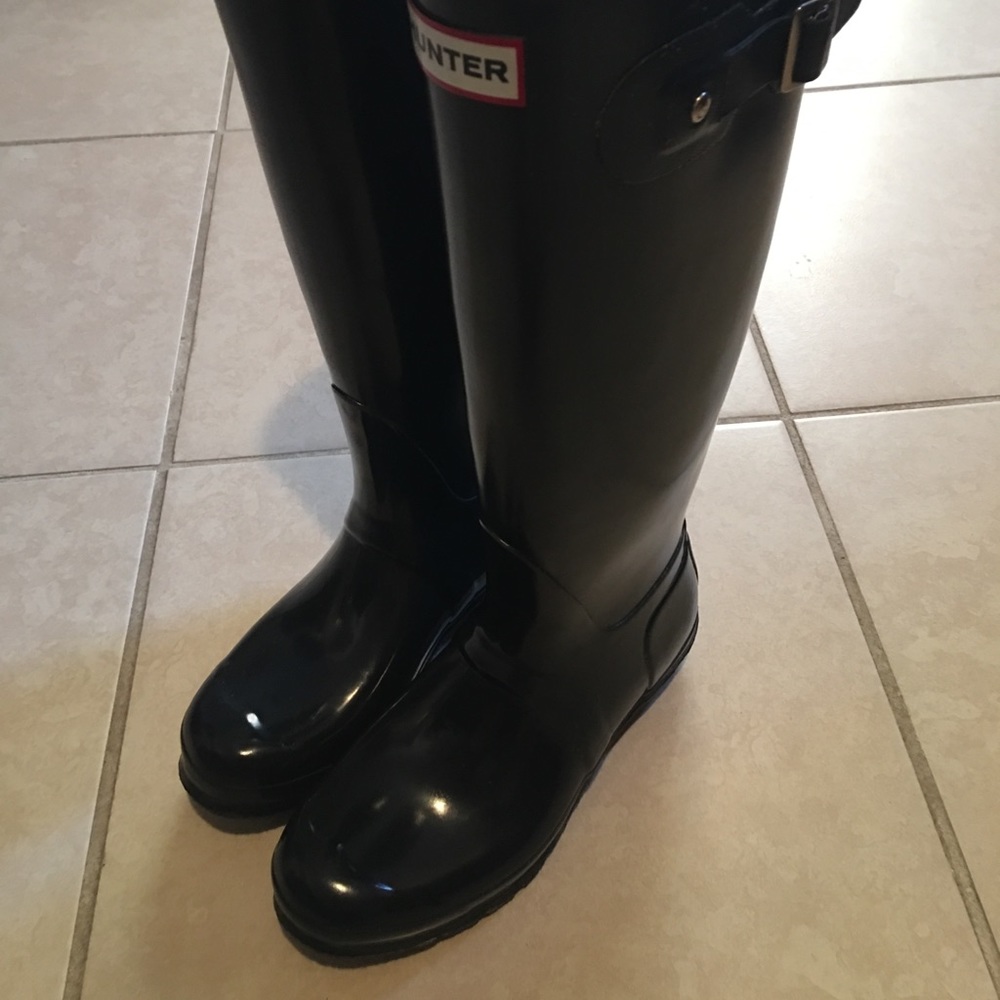 Hunter boots size 8
